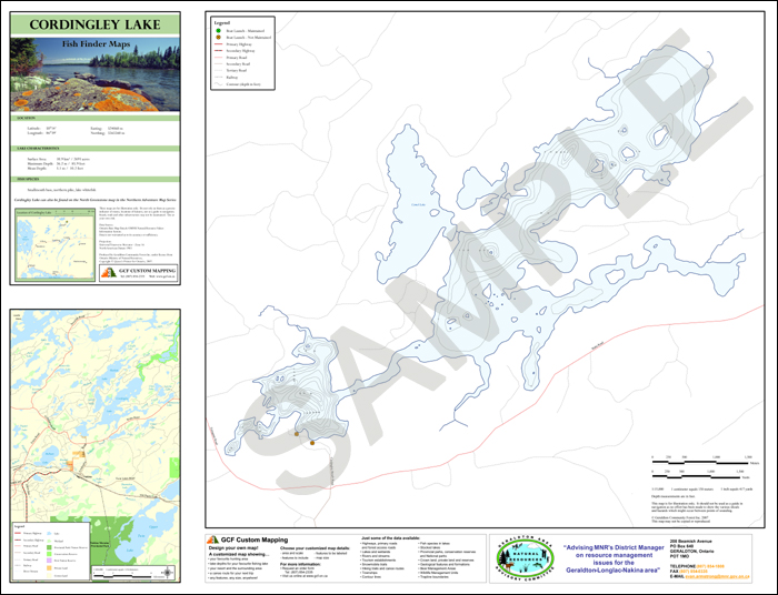 Muskrat Lake Depth Chart